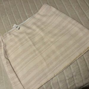 NWT LOFT Cream and Gold Skirt!